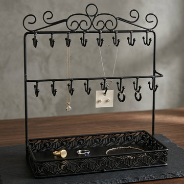 Velvet-Lined Curio Display Tray