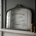 Round Vintage-Style Wall Mirror, 24