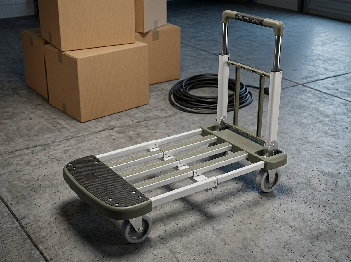 Foldable Furniture Moving Dolly, 4-Wheel