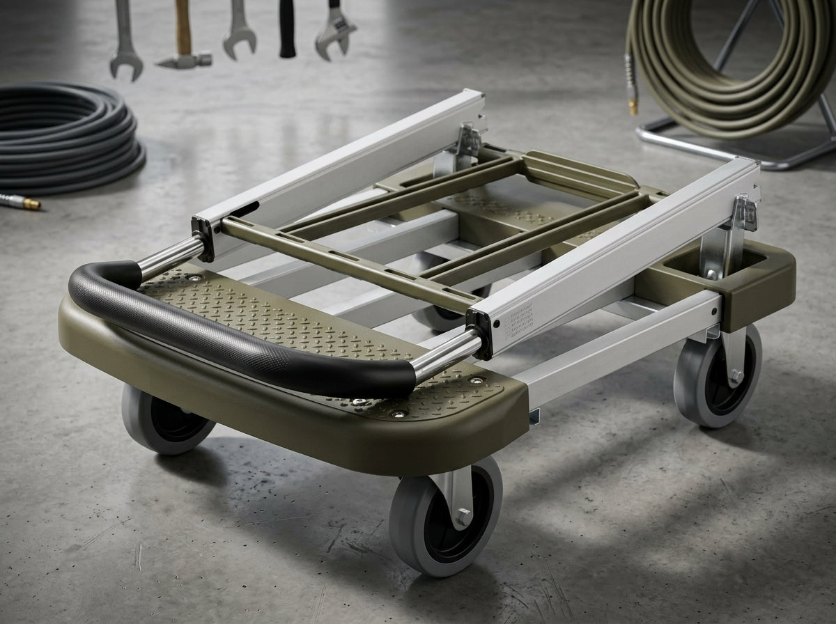 Foldable Furniture Moving Dolly, 4-Wheel