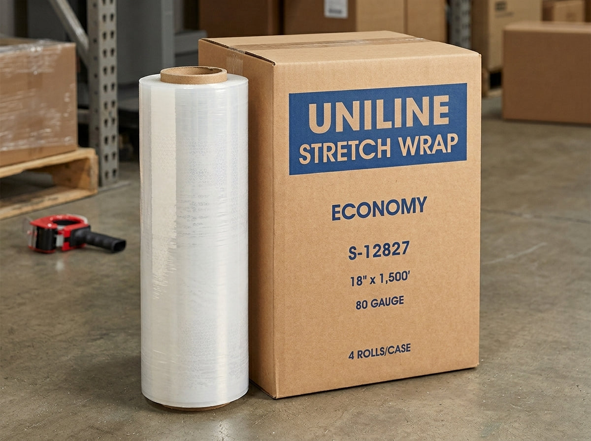 Furniture Stretch Wrap Roll, 18" x 1000 ft